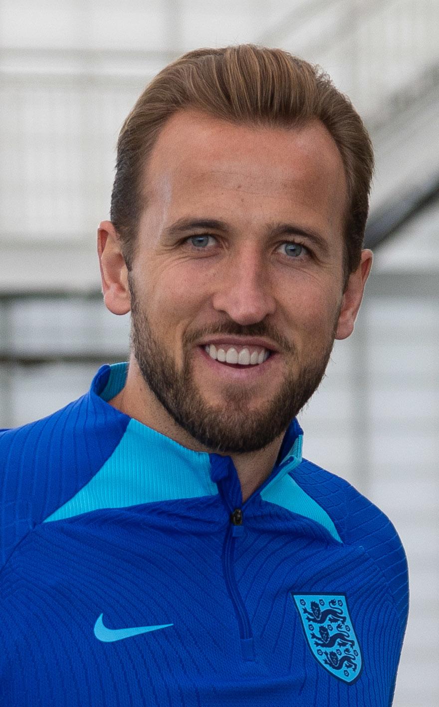 Harry Kane con la ropa de entrenamiento de la selección de Inglaterra en 2023