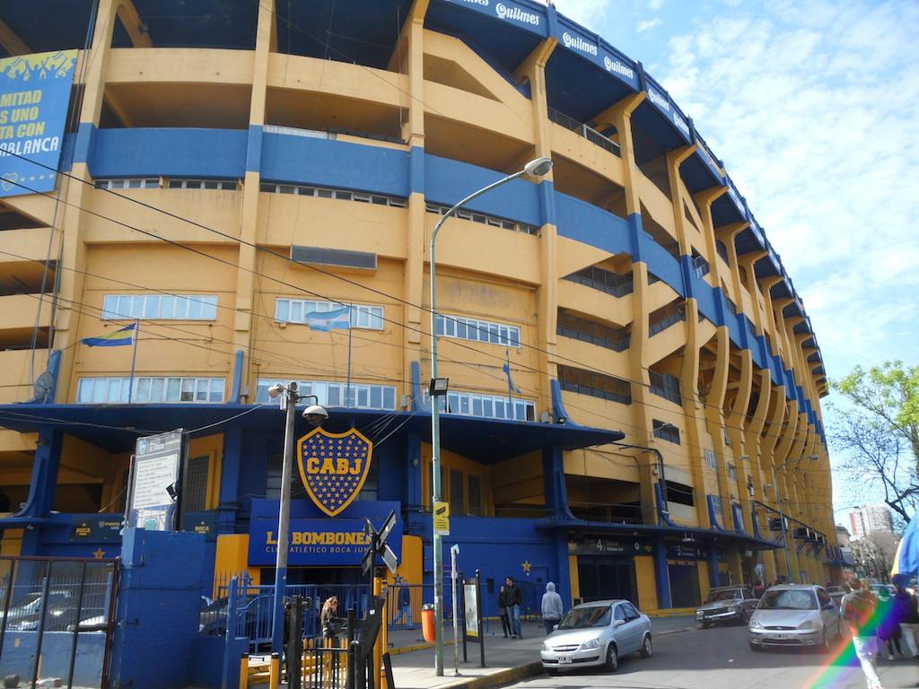 La hinchada de Boca Juniors en La Bombonera