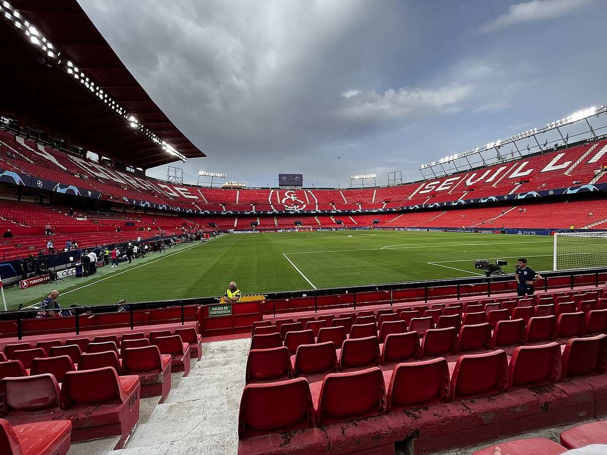 Estadio Ramón Sánchez-Pizjuán de Sevilla durante un partido del Sevilla Fútbol Club