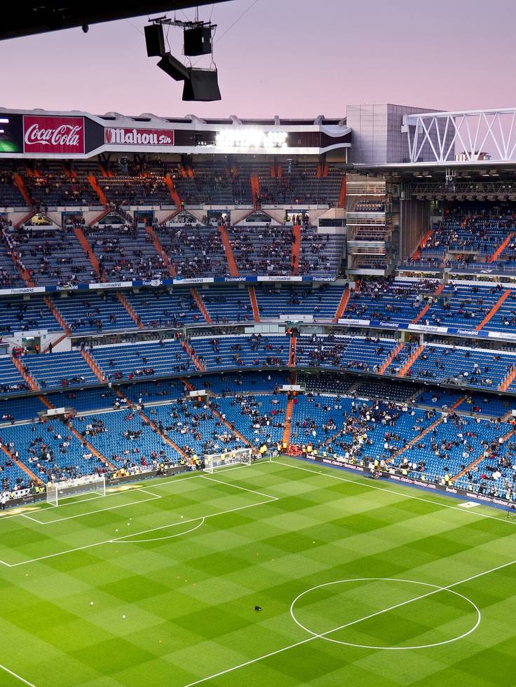 Estadio Santiago Bernabéu, casa del Real Madrid, tercero en LaLiga 2026/27