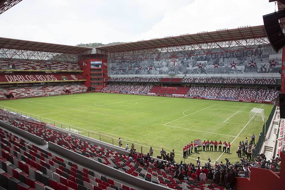 Estadio Nemesio Díez de Toluca, sede de la final de la Concacaf Champions Cup 2026