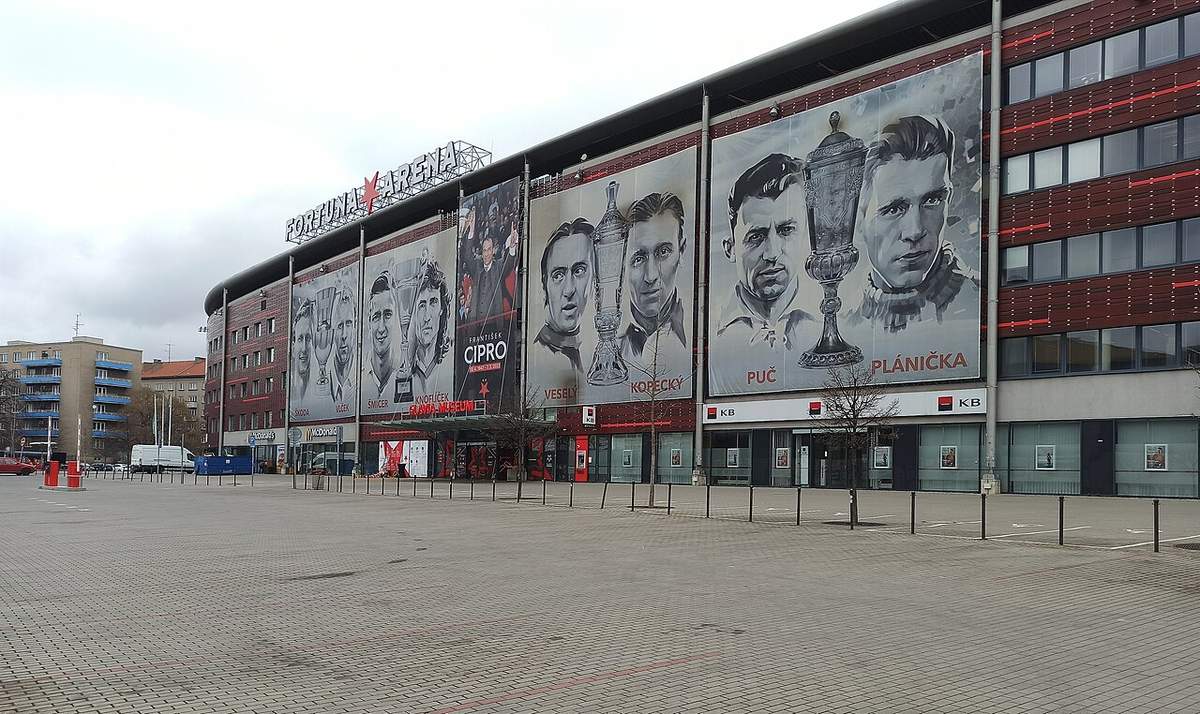 El Eden Arena de Praga, uno de los estadios del fútbol checo