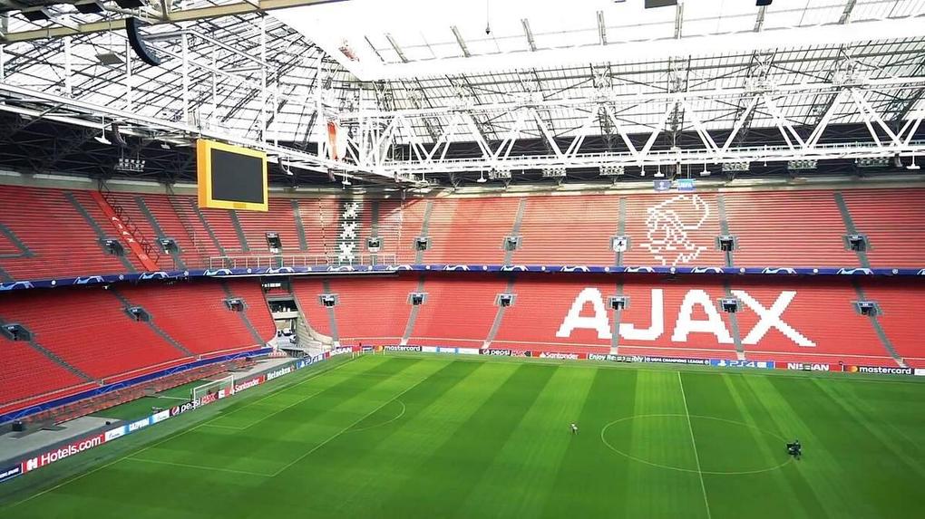 Partido en el Johan Cruyff ArenA de Ámsterdam durante un encuentro de la Eredivisie