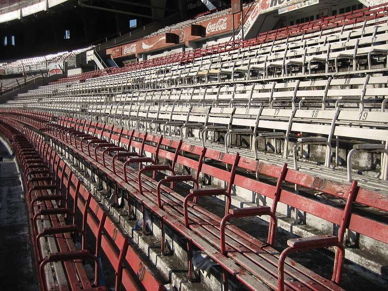 Vista del estadio Monumental de River Plate en Buenos Aires