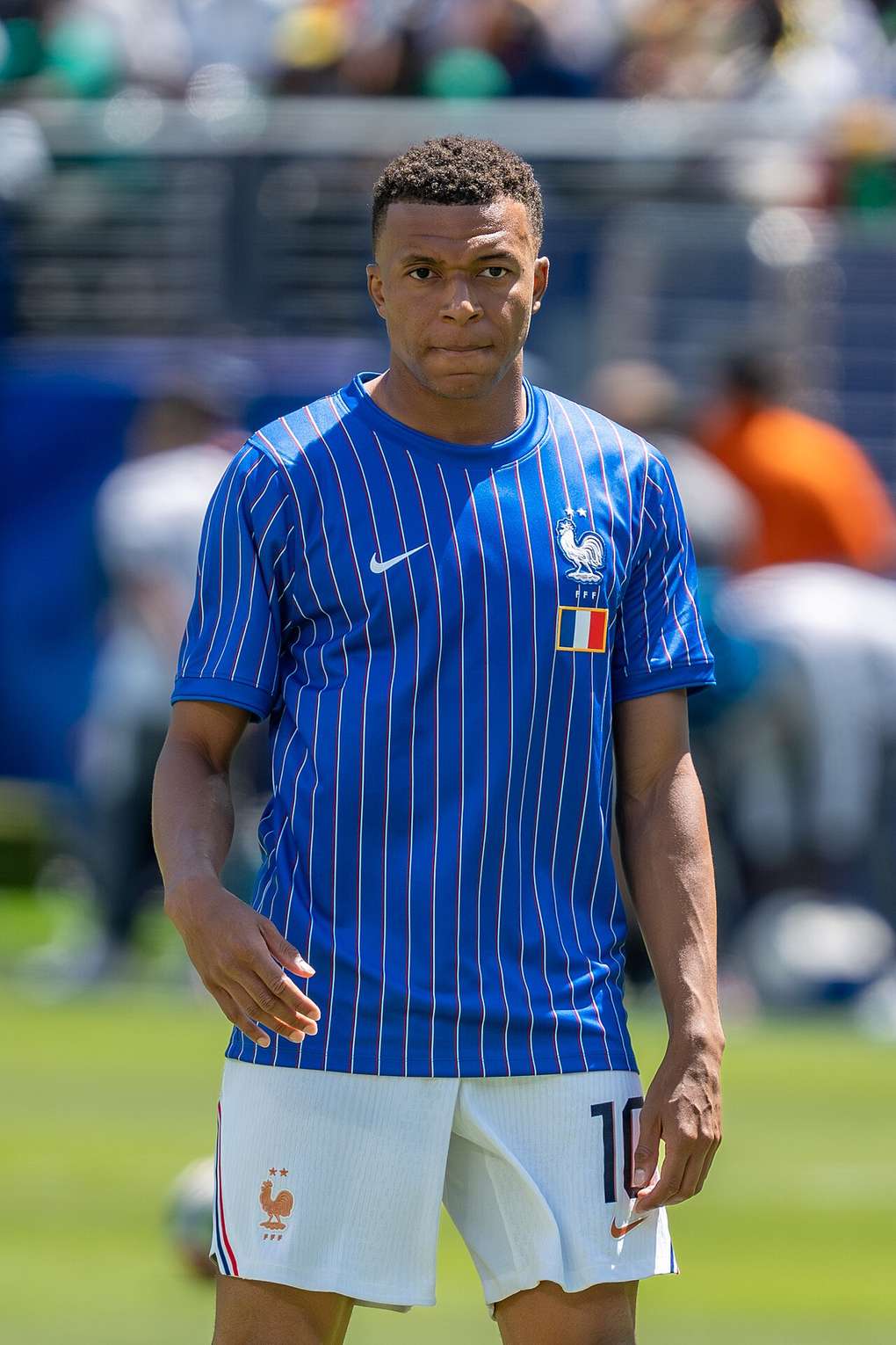 Kylian Mbappé en acción con Francia durante el Mundial 2026