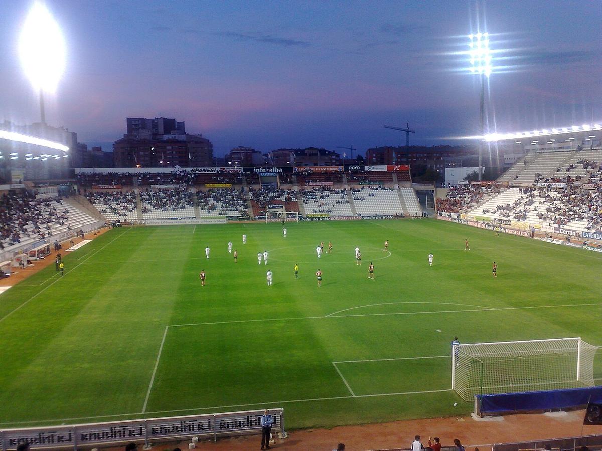 Vista del Estadio Carlos Belmonte, casa del Albacete Balompié