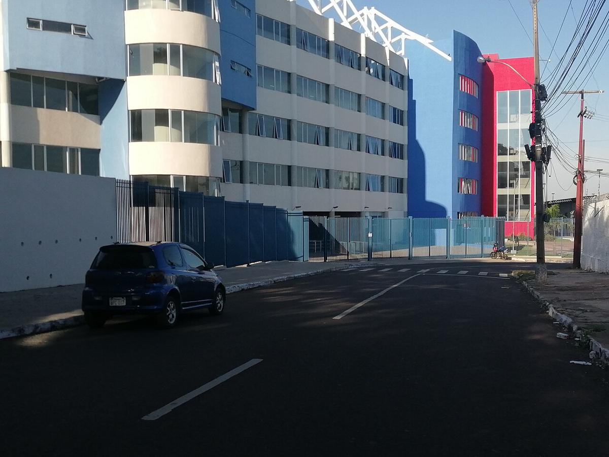 Vista exterior del Estadio General Pablo Rojas, la Nueva Olla de Cerro Porteño en Asunción
