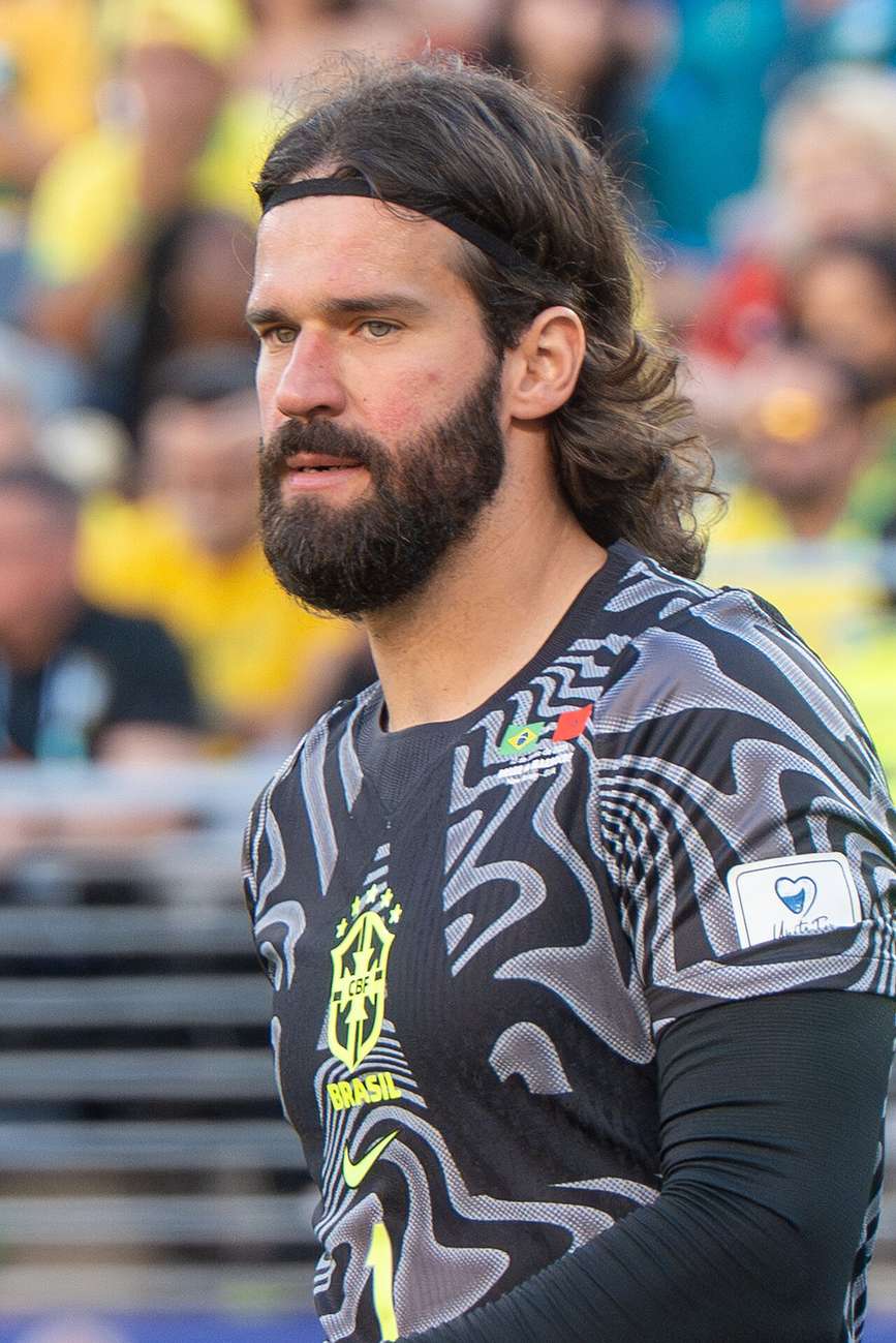 Alisson Becker jugando con Brasil ante Marruecos en el Mundial 2026