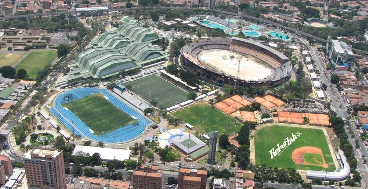Vista del estadio Atanasio Girardot de Medellín