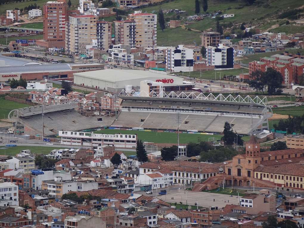 Estadio La Independencia de Tunja, sede del Boyacá Chicó vs Junior