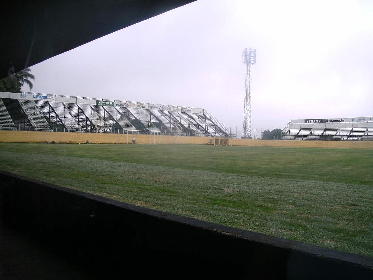 Vista del estadio Nabi Abi Chedid, el histórico estadio del Bragantino en Bragança Paulista
