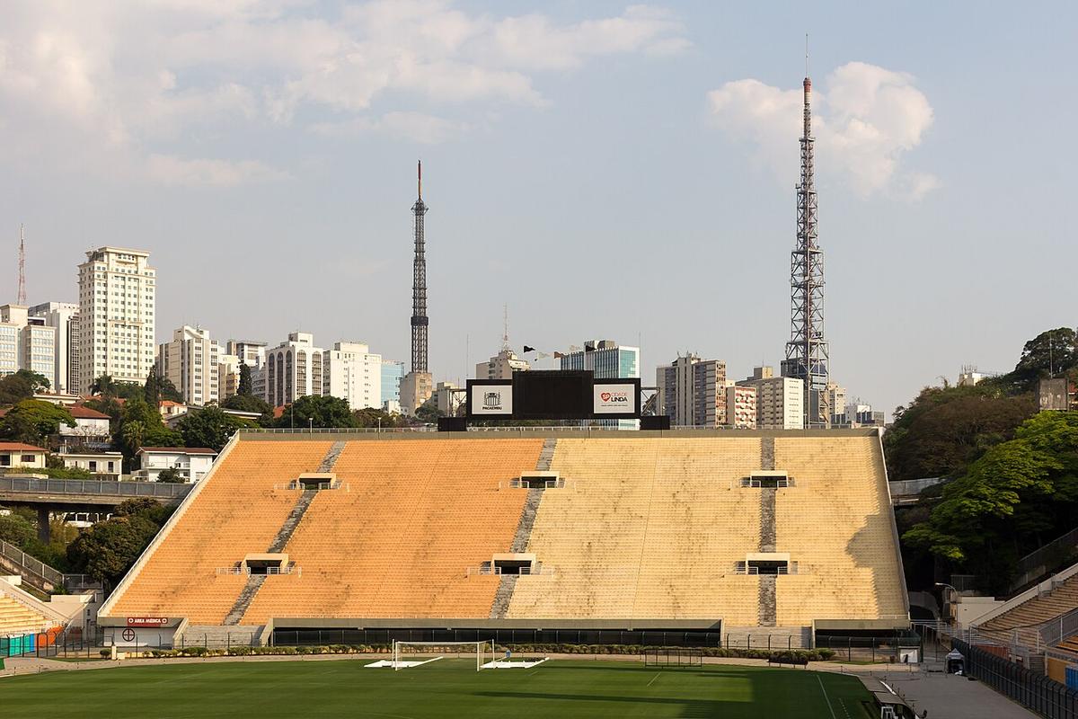 Estadio Pacaembu de São Paulo, uno de los escenarios históricos del fútbol brasileño