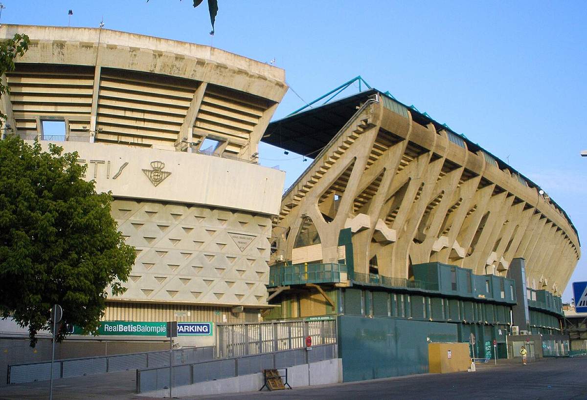 El estadio Benito Villamarín de Sevilla, casa del Real Betis