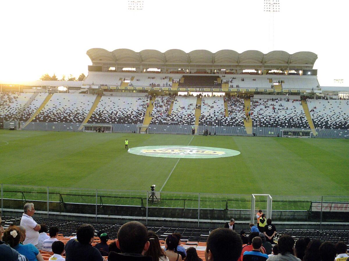Vista del Estadio Monumental de Santiago, en una foto de archivo
