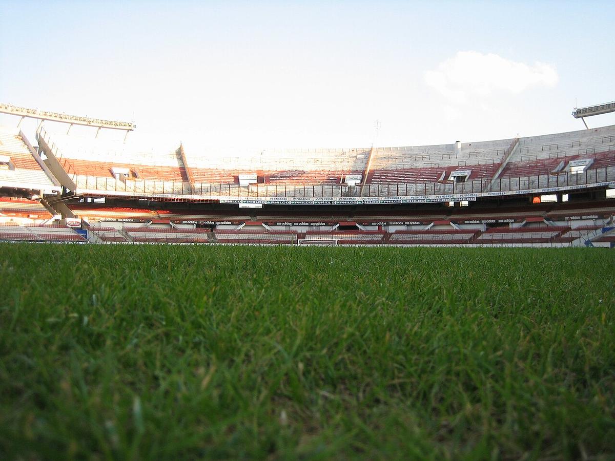 Vista panorámica del Estadio Monumental de River Plate en Buenos Aires