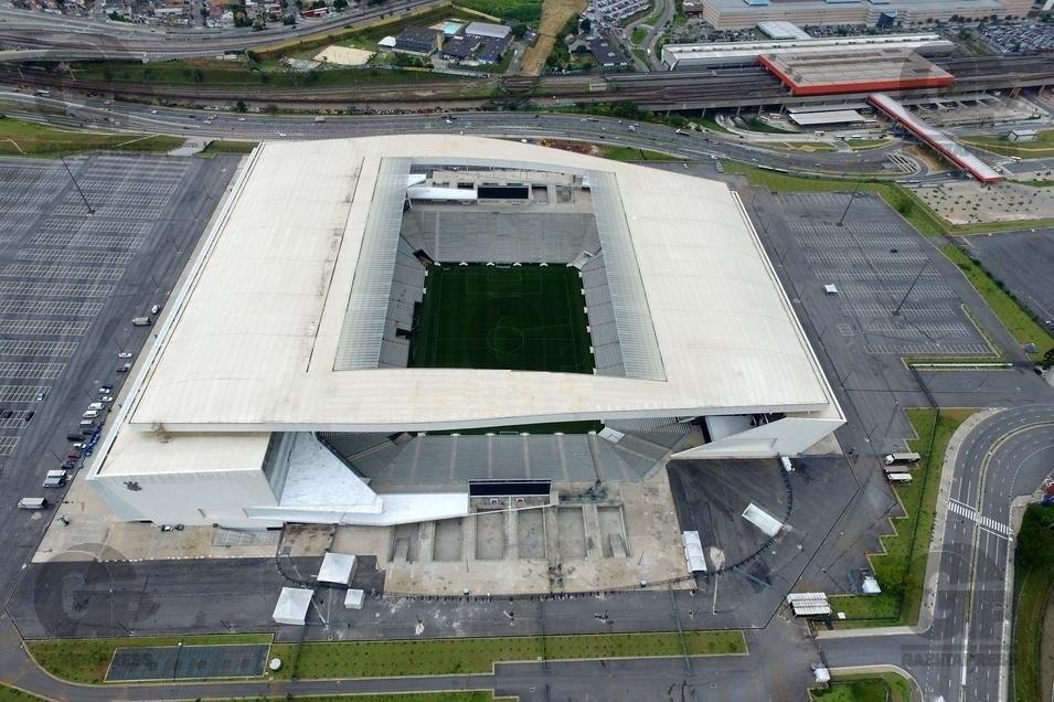 Vista de la Neo Química Arena de Corinthians en São Paulo, en una foto de archivo