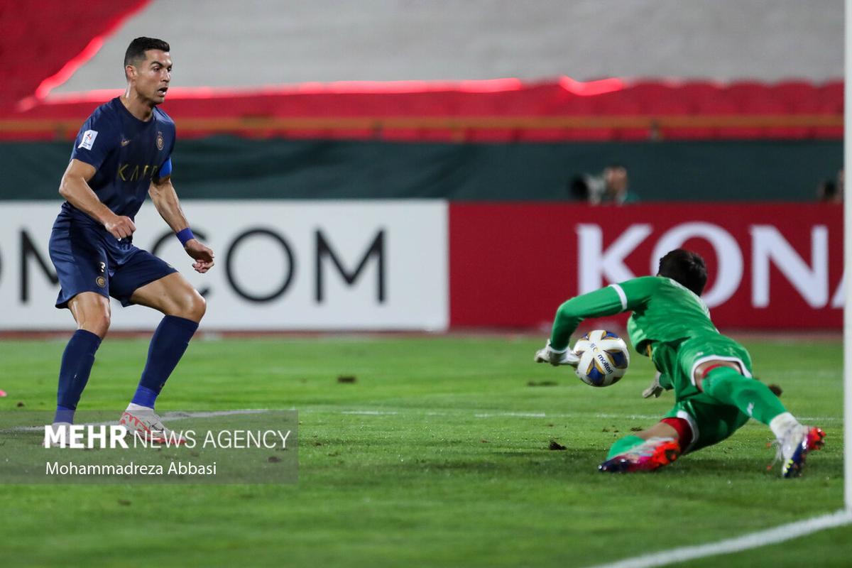 Cristiano Ronaldo playing for Al Nassr in the Saudi Pro League