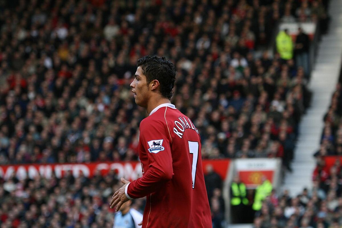 Cristiano Ronaldo during his playing career