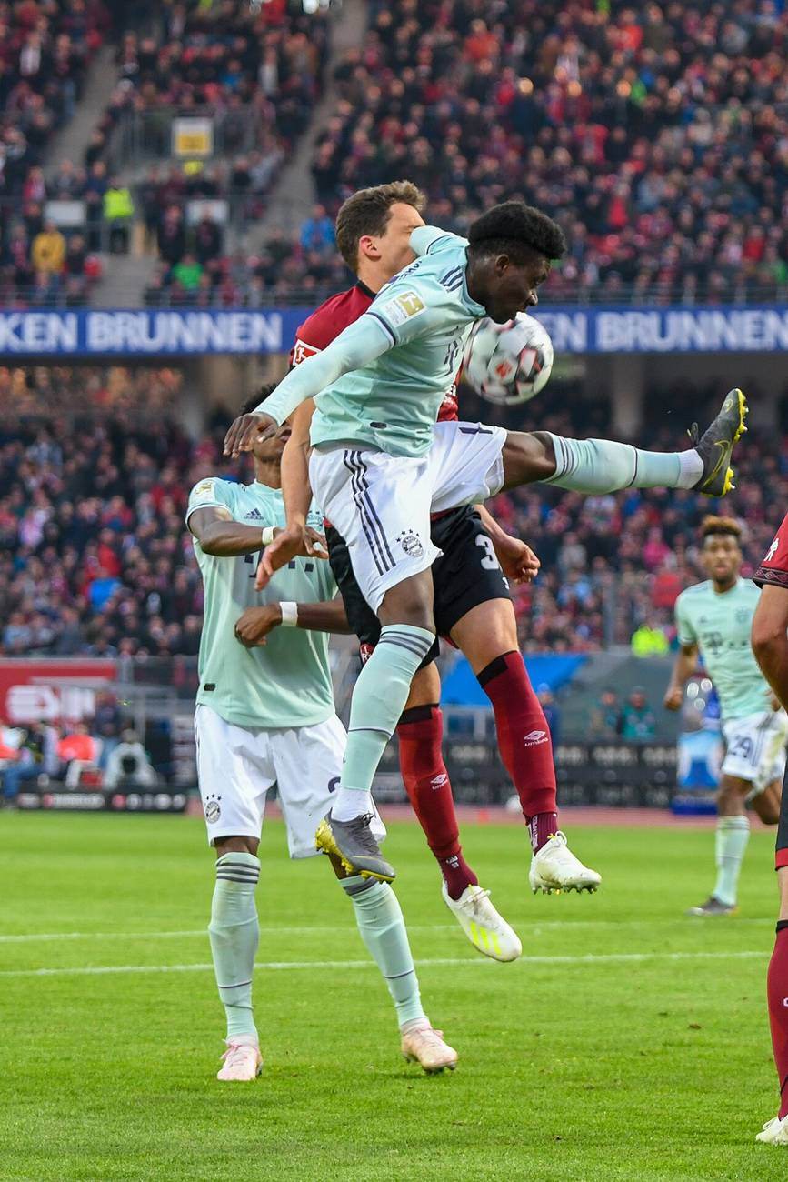 David Alaba durante su etapa en el Bayern de Múnich