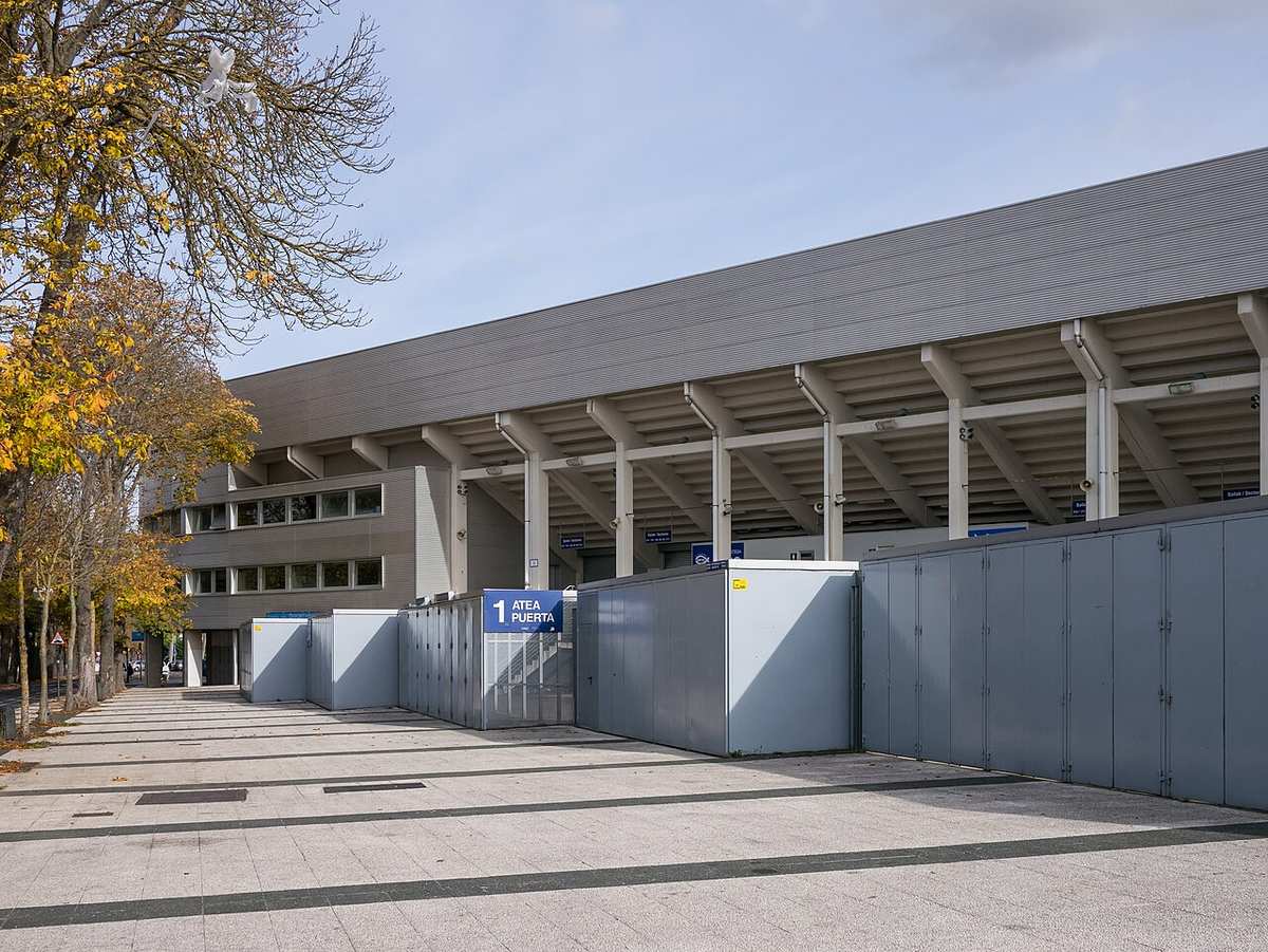 Vista del estadio de Mendizorrotza en Vitoria-Gasteiz
