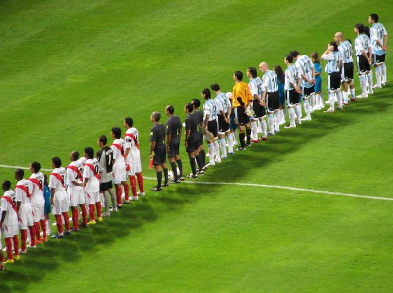 Partido entre Argentina y Perú en la Copa América 2007