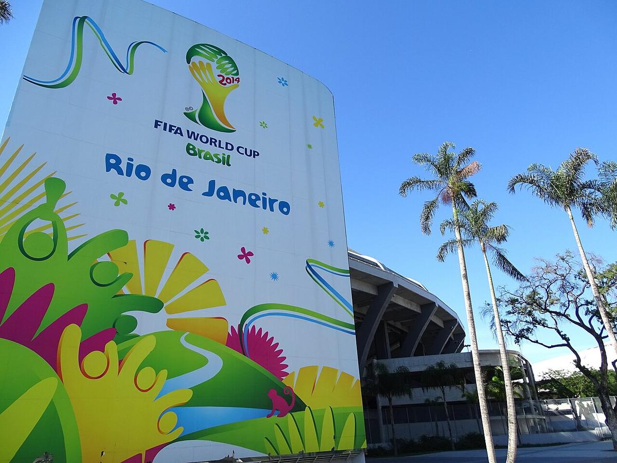 Detalle arquitectónico del estadio Maracaná de Río de Janeiro, la casa del Flamengo