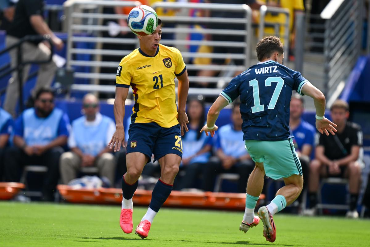 Florian Wirtz con Alemania ante Ecuador en el Mundial 2026