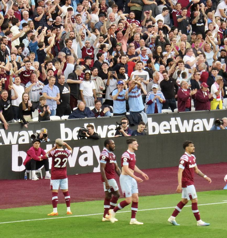 A footballer celebrating a goal
