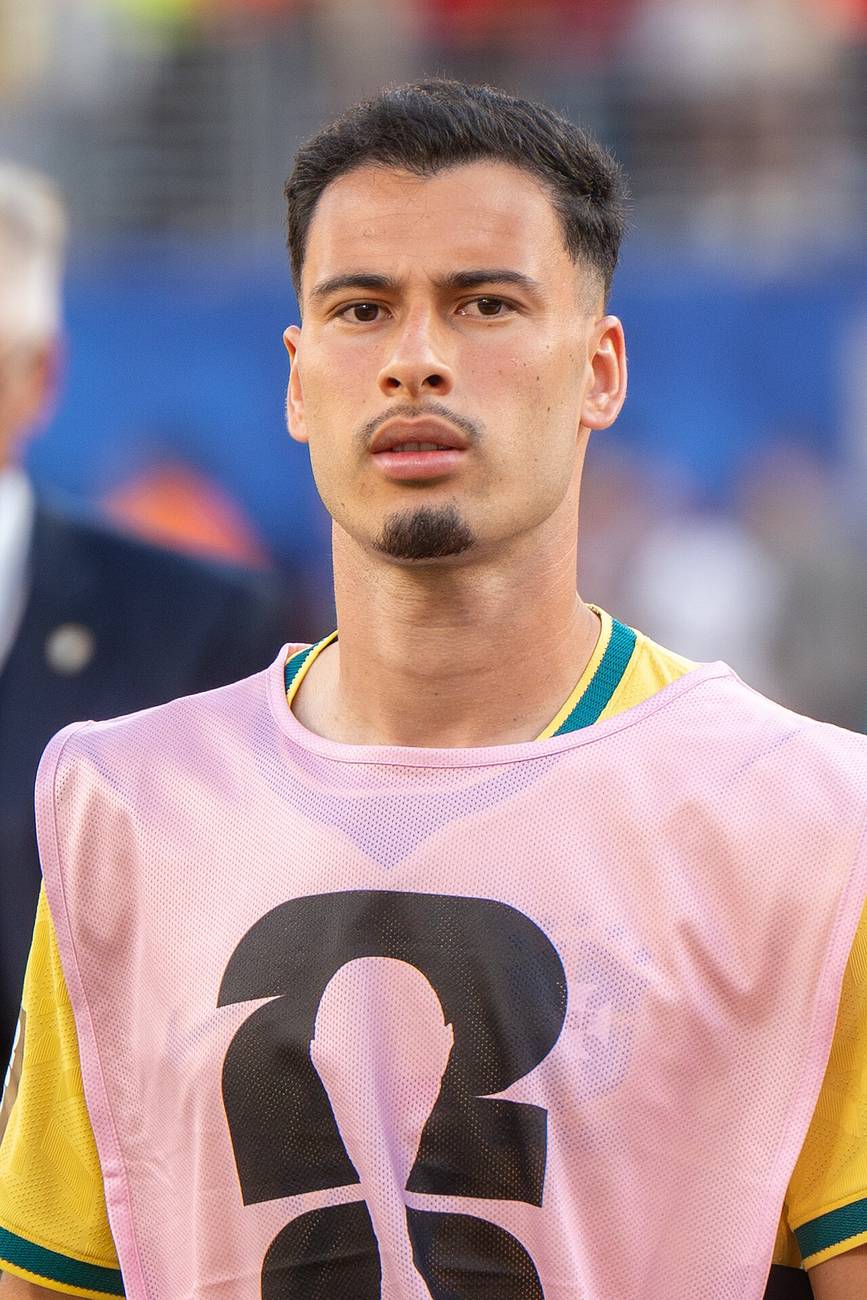 Gabriel Martinelli con la selección de Brasil en 2026