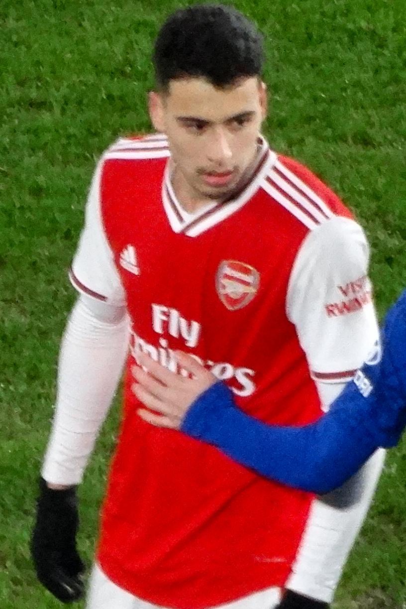 Gabriel Martinelli en sus primeros años con el Arsenal