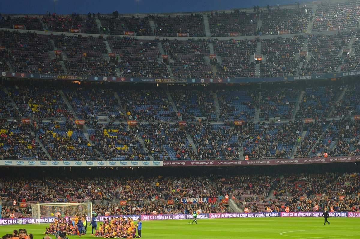 Vista del Camp Nou, el estadio del FC Barcelona, en octubre de 2015