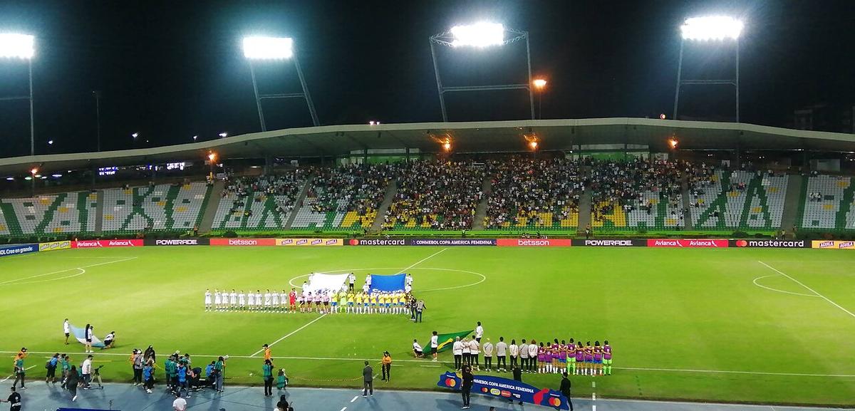 Brasil ante Argentina en la Copa América Femenina 2022