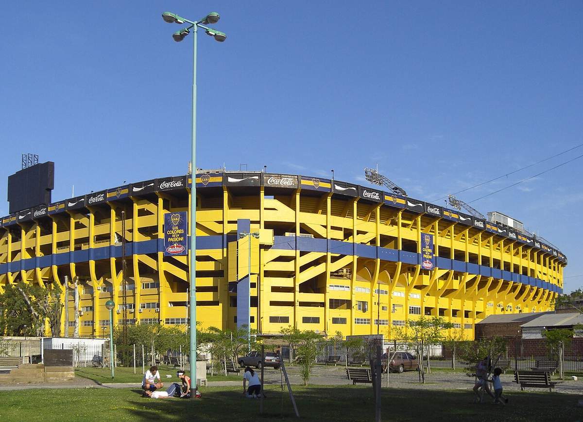 La Bombonera, el estadio de Boca Juniors en Buenos Aires