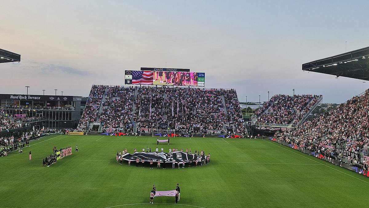 Vista del estadio de Inter Miami en Fort Lauderdale, su casa anterior