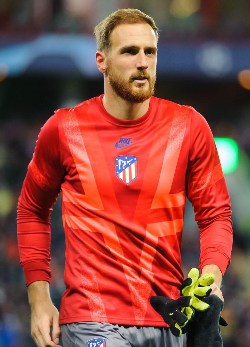 Jan Oblak con la camiseta del Atlético de Madrid