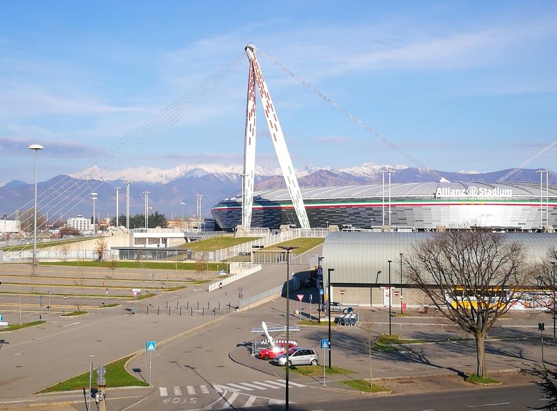 Vista del Allianz Stadium de Turín, casa de la Juventus
