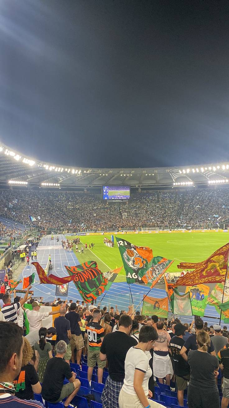 El Stadio Olimpico de Roma durante un partido de la Lazio