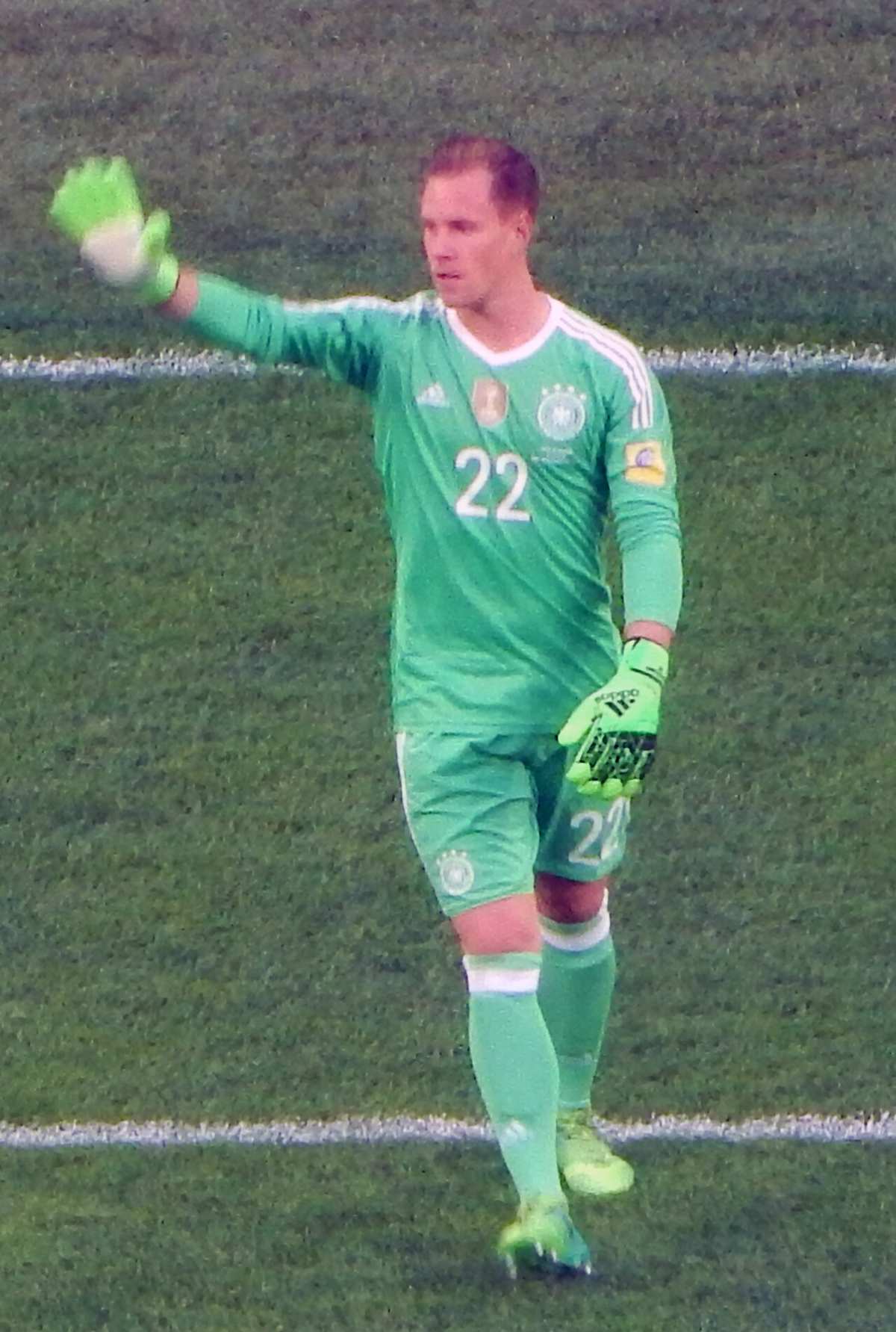 Marc-André ter Stegen con Alemania en la final de la Copa Confederaciones 2017