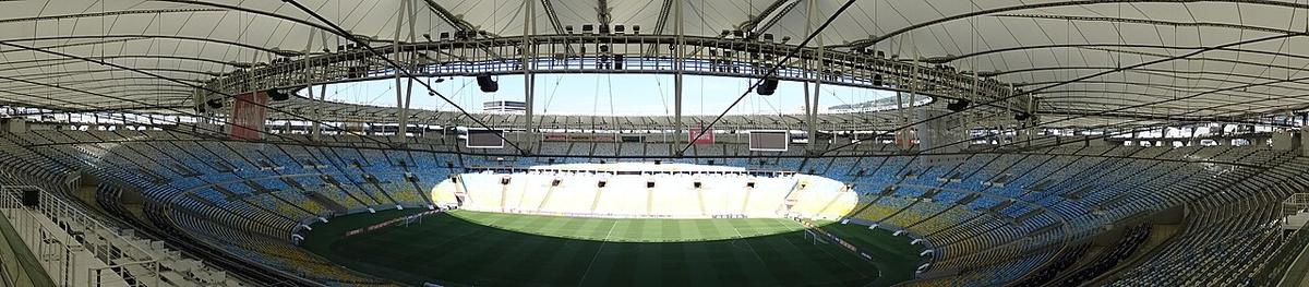Panorámica del estadio Maracaná de Río de Janeiro, escenario del Fla-Flu