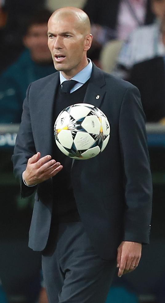 Zinedine Zidane en 2018