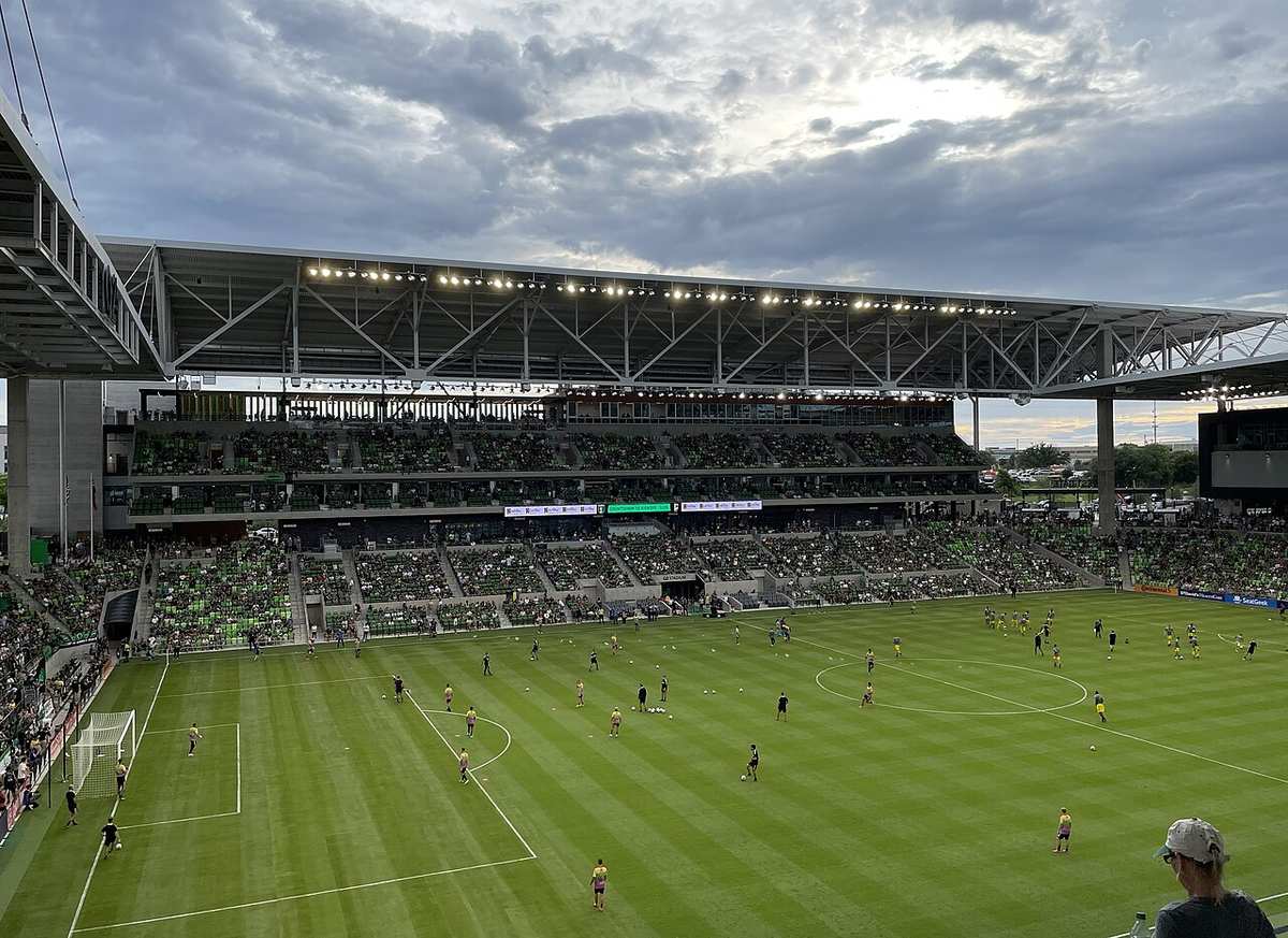 Partido de la MLS en el estadio de Austin FC ante Columbus Crew