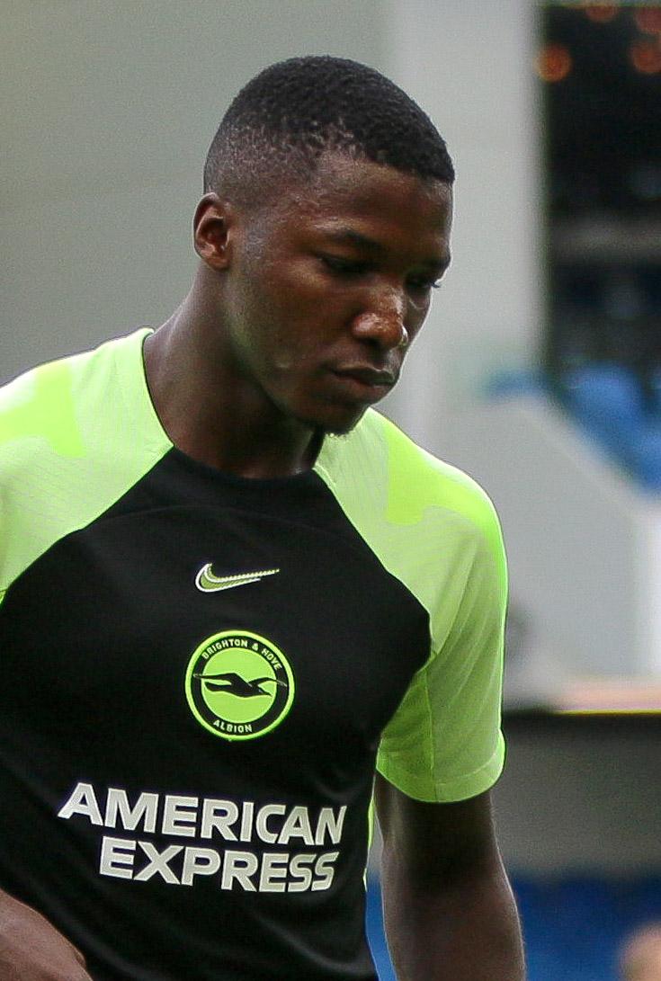 Moisés Caicedo con la selección de Ecuador en 2022