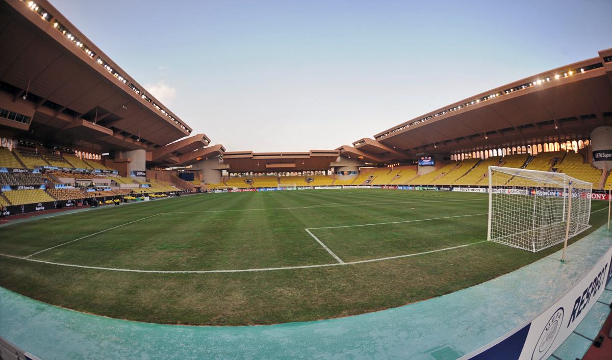 El Stade Louis II de Mónaco, sede del partido contra el Lille