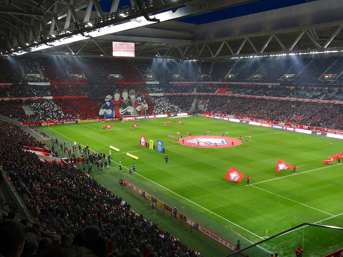 El Stade Pierre-Mauroy de Lille, casa del equipo visitante
