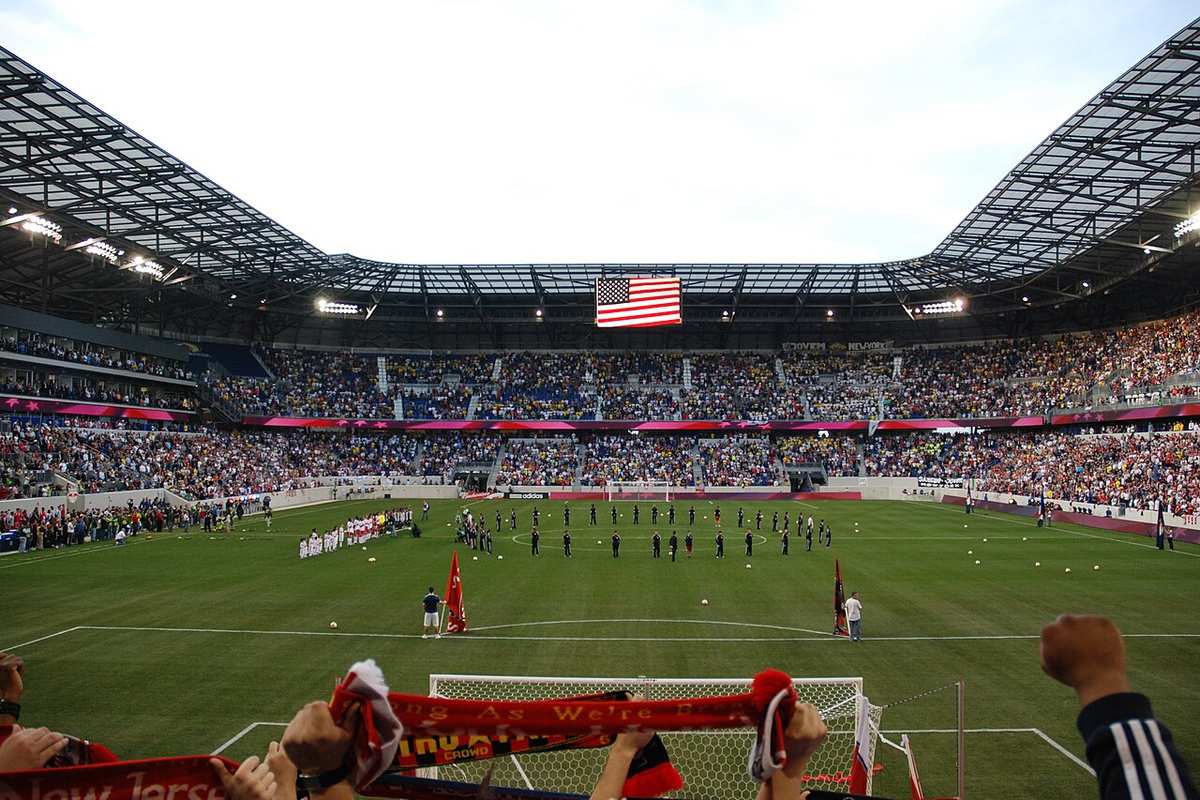 Vista del estadio de New York Red Bulls en Harrison, Nueva Jersey, durante un partido