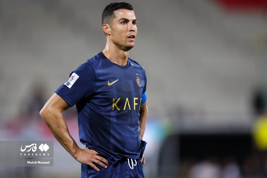 Cristiano Ronaldo con la camiseta del Al Nassr durante un partido en 2023