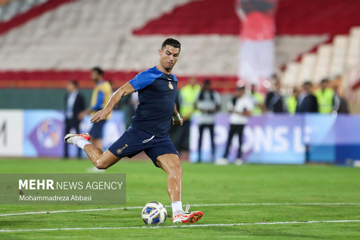 Cristiano Ronaldo, figura del Al Nassr, en acción durante un encuentro oficial