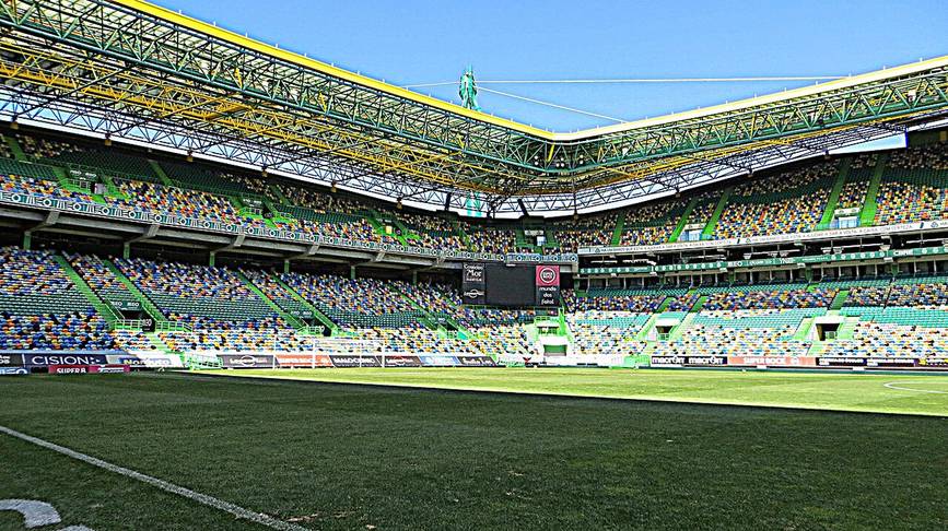 Vista panorámica del Estádio Alvalade XXI en Lisboa
