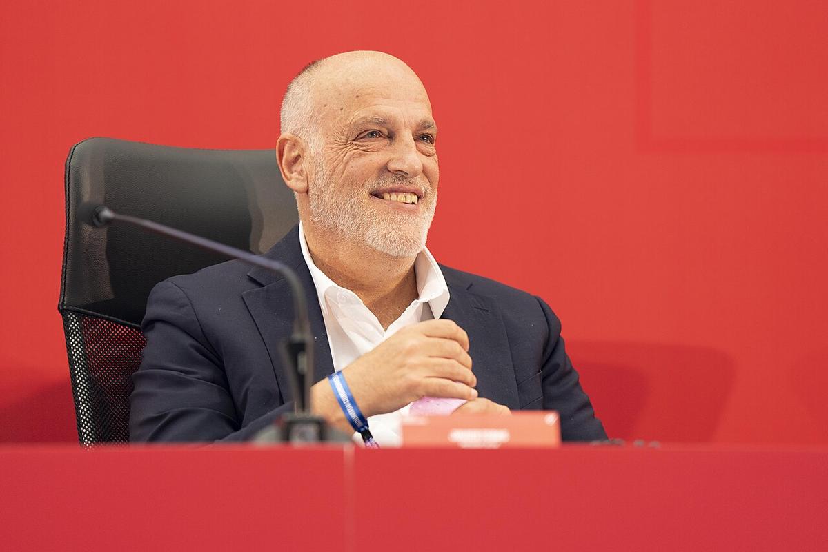 Javier Tebas, presidente de LaLiga, en una fotografía de 2024