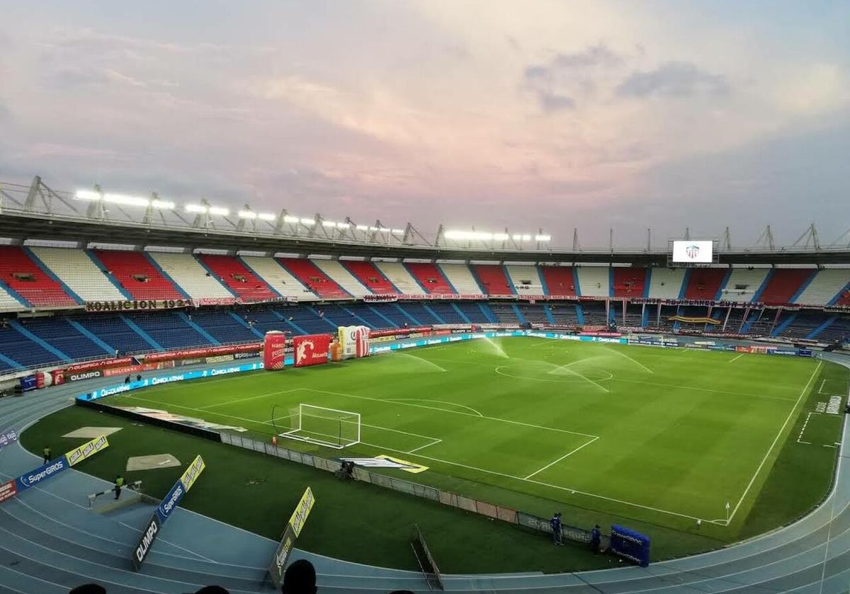 Otra vista del Estadio Metropolitano de Barranquilla, sede de la final única
